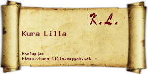 Kura Lilla névjegykártya